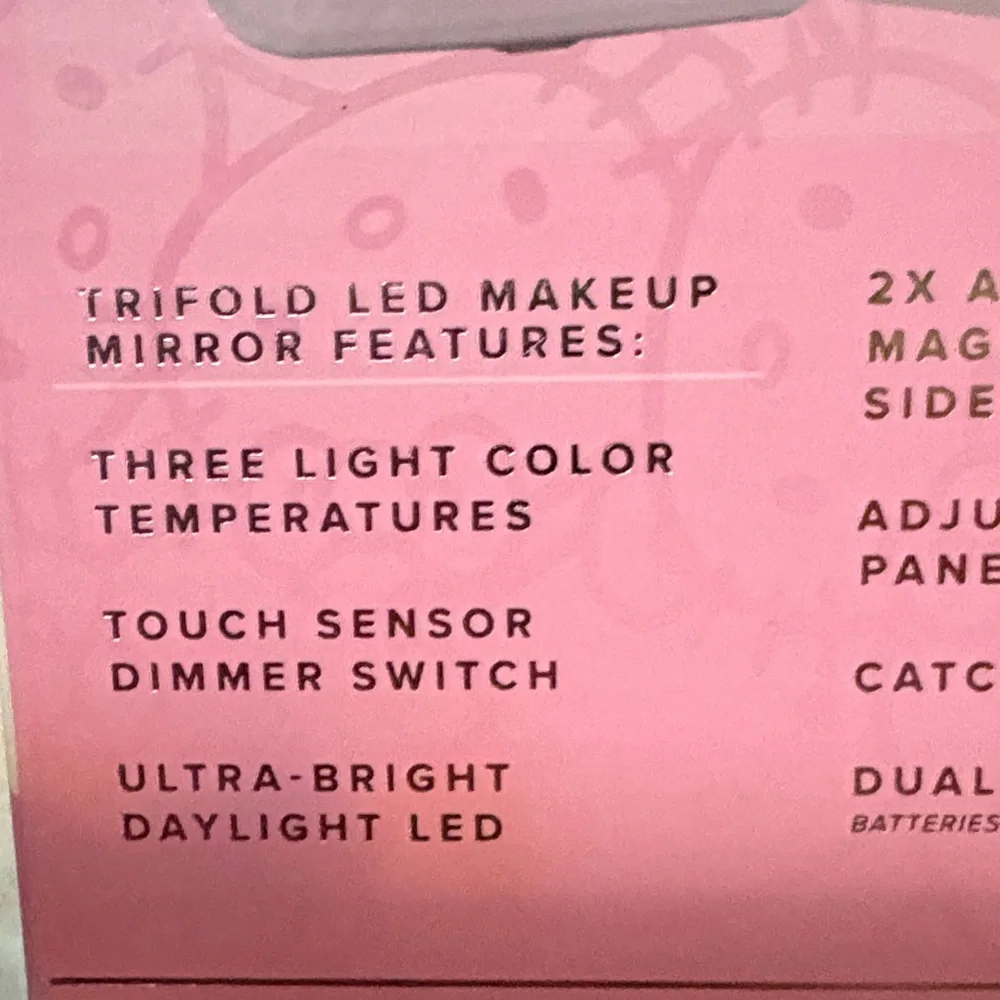 Impressions Vanity Hello Kitty Lighted Makeup Mirrors Bundle New